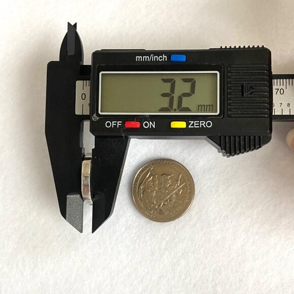 VTG Sterling Silver 925 Snake Eyes Round Turquoise Petit Point Ring Sz 5.75 - Picture 16 of 16